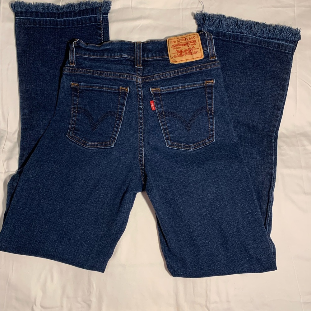 Levi's 512 Women's Dark Blue Straight Leg Jeans